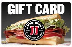 Jimmy John S Gift Cards Jimmy John S Gourmet Sandwiches Gourmet