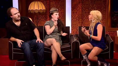 upskirt tv guest s at ylvis tvshow in norway with katzenjammer youtube