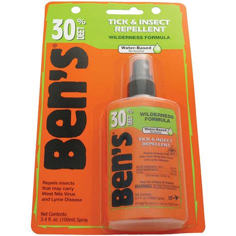 BEN S 30 Deet Insect Repellents Great Outdoor Shop