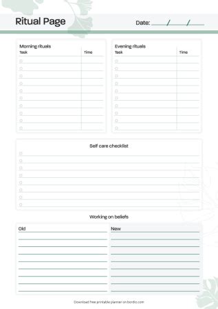 Printable Daily Planner Template Free Templates In PDF Bordio