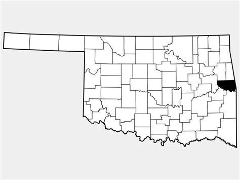 Sequoyah County Ok Geographic Facts And Maps