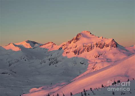 Snowy Mountain Sunrise Photograph By Luke Kanelov Fine Art America