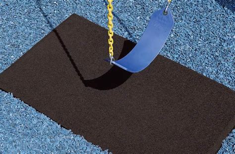 Playground Swing Mats Rubber Safefy Mats For Swings And Slides