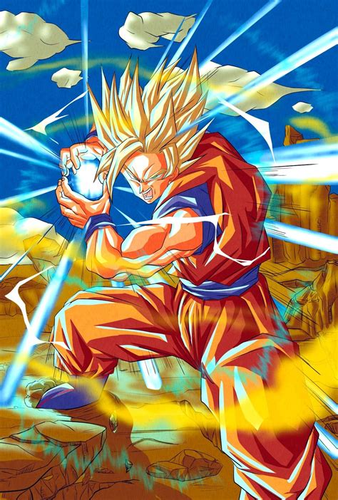 Goku Super Saiyan 2 Anime Dragon Ball Super Anime Dragon Ball Goku