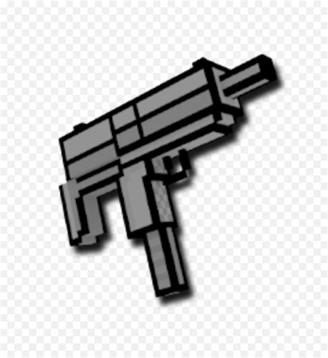 Classic Uzi Uzi Pixel Gun Conception Wiki Fandom Assault Rifle Png