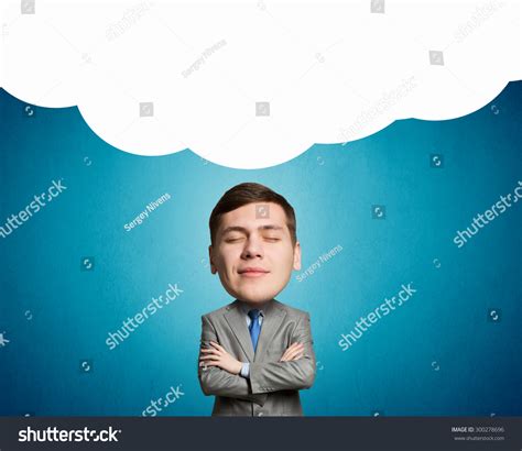 Young Funny Man Glasses Big Head Stock Photo 300278696 Shutterstock