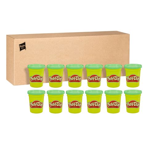 Play Doh Bulk 12 Pack Of Green Non Toxic Modeling Compound 4 Ounce