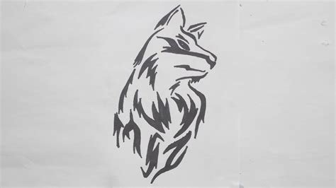 How To Draw Wolf Tribal Tattoo Design 6 Tribal Tattoo