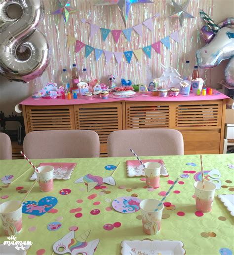 Anniversaire Licorne La Décoration Allo Maman Dodo