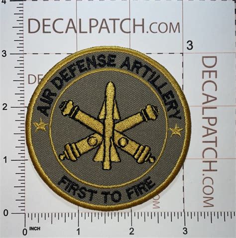 Us Army Air Defense Artillery First To Fire Patch 3 Decal Patch Co
