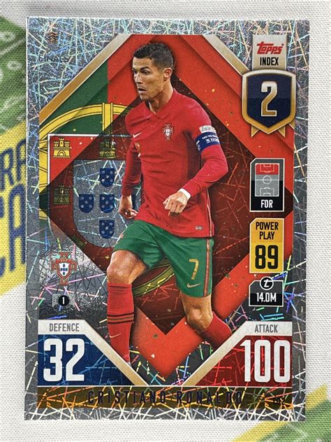 Cd 002 Cristiano Ronaldo Portugal Topps Match Attax 101 Road To Nations