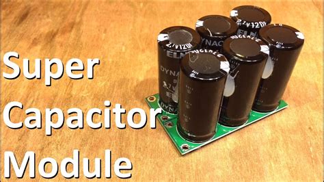 Super Capacitor Module 12v Solar Shed Youtube