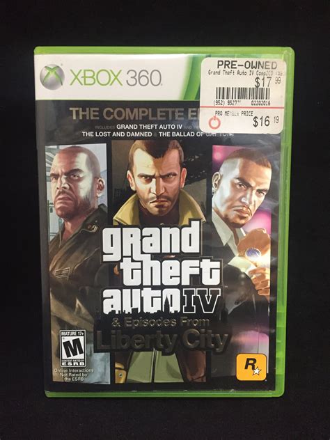 Grand Theft Auto Iv And Episodes From Liberty City Xbox 360 Video Game