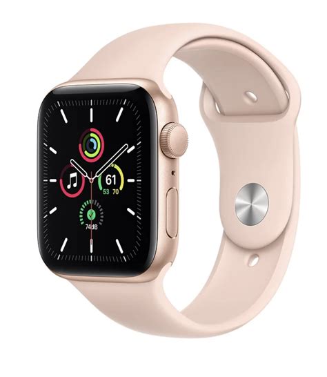 Apple Watch Series Se 40mm золотистый алюминий спортивный ремешок