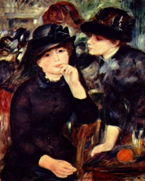Jeunes Filles En Noir Auguste Renoir Peintures Tableaux Dessins