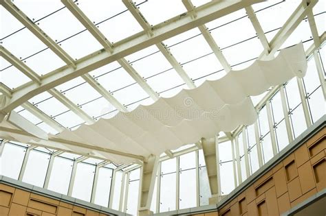 Abstract Geometric Ceiling Stock Image Image Of Construction 25795077