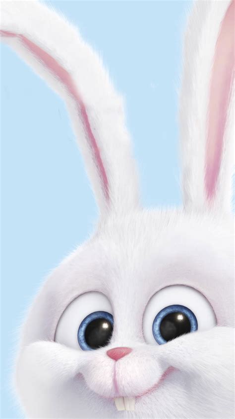 Snowball Rabbit Happy Wallpaper Download Mobcup