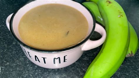 Jamaican Green Banana Porridge Youtube