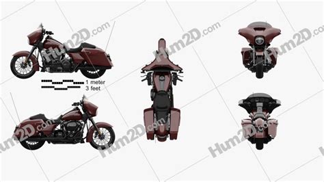 Harley Davidson Street Glide Special 2018 Blueprint In Png Download