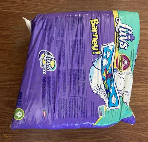 Vintage Luvs Size 6 Diapers Nib 32 Jumbo Plastic Backed Abdl