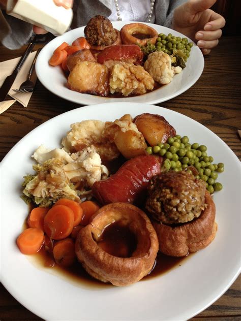 and another lovely roast complete with yorkshire pudding sunday roast dinner christmas food