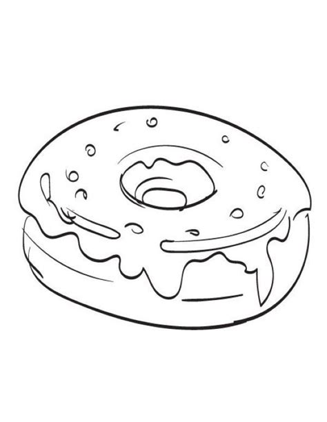 Perfect for gifts or for you. Yummy Donuts Coloring Pages Printable | Donut coloring ...