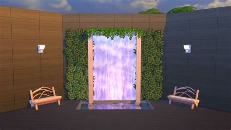 Mod The Sims Waterfall Wall Sticker