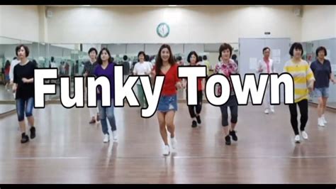 funky town line dance beginner 윤 은희 eunhee yoon youtube