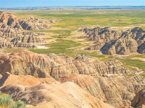 Badlands National Park Of South Dakota Stock Image Image Of Rock