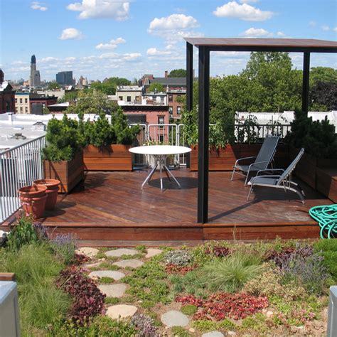 11th Street Green Roof Contemporary Deck New York By Build With