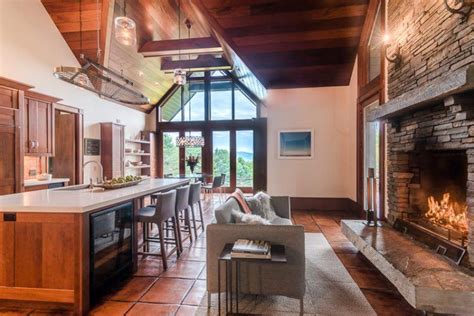 The kitchen work triangle is a design concept that recommends that you place your three most important work areas—sink, refrigerator, and stove—in kitchen seating clearance is flexible and can be adapted to your needs. 20 Kitchen Ideas With Fireplaces