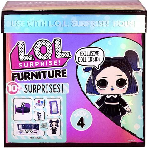 Lol Surprise Furniture Dusk Doll With 10 Surprises The Online Toy Store