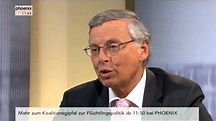 01 11 2015 Wolfgang Bosbach zum Rückhalt. - YouTube