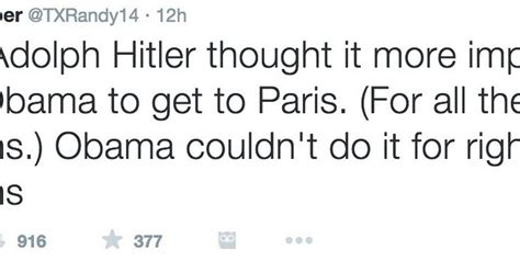 Texas Lawmaker Apologizes For Offensive Obama Hitler Tweet