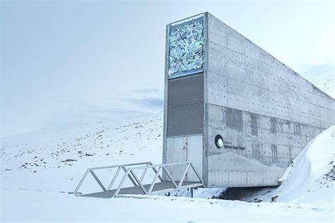 Svalbard Global Seed Vault Seed Vault Architecture Arctic Circle