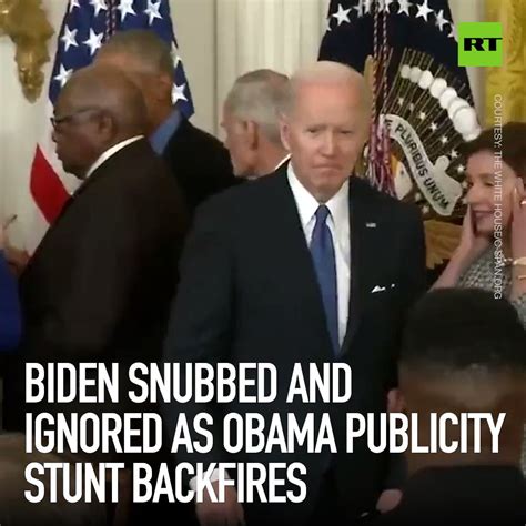 Rt On Twitter Biden Snubbed And Ignored As Obama Publicity Stunt