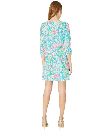 lilly pulitzer lilly pulitzer bailee dress multi coral bay