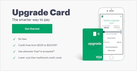 You might still qualify for a business credit card. Upgrade Visa Card Review - Up to $20K Preapproval for Fair Credit