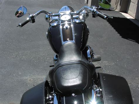 Aluminum gives a harsher ride since there is less flex and less absorption of road vibrations. Show me your Road King Handlebars! - Page 29 - Harley ...