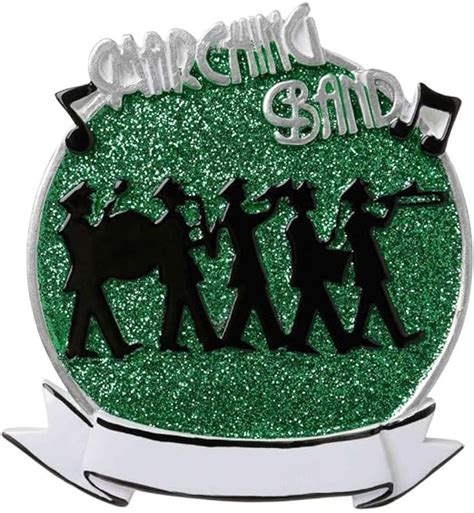 grantwood technology personalized christmas ornament general marching band green