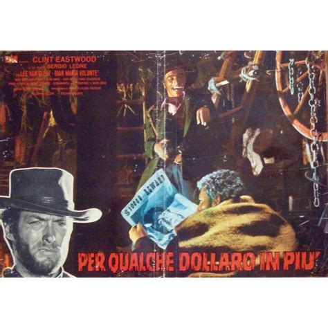 for a few dollars more per qualche dollaro in piu italian fotobusta