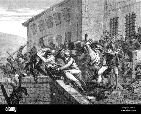 French Revolution 1789 1799 Massacre At The Jacobins In The Prison