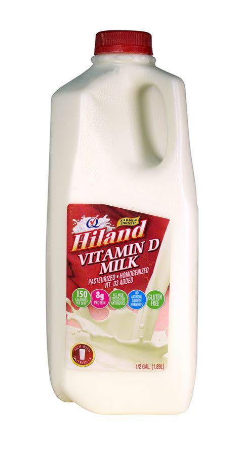 Hiland Vit D Milk Half Gallon Hiland Dairy