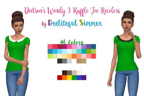 Hello My Fellow Simblrs More Deetron Sims Recolors For You Guys Today
