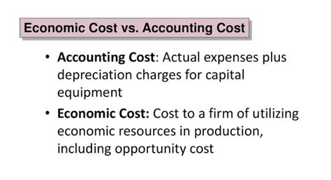 What Is Economic Cost