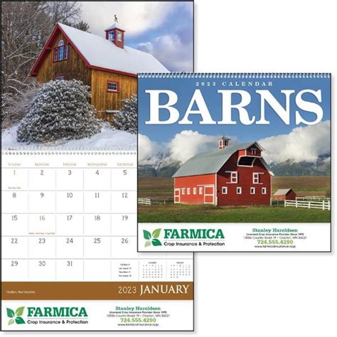 Barns 2023 Calendar Everythingbranded Canada