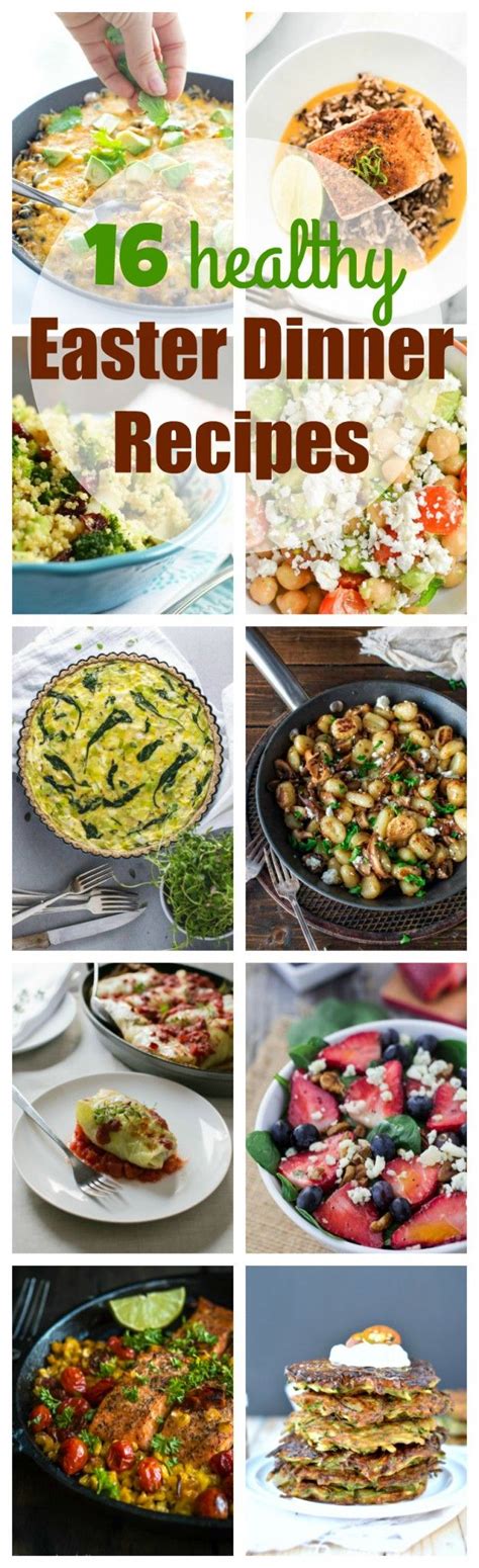 Everyone has different ideas of what they want for dinner when gathering for easter. 16 Healthy Easter dinner recipes alternatives to Easter Ham - Sweetashoney | Healthy easter ...