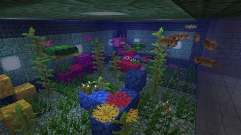 Inside Of The Aquarium I Made To Celebrate 113 Rminecraft