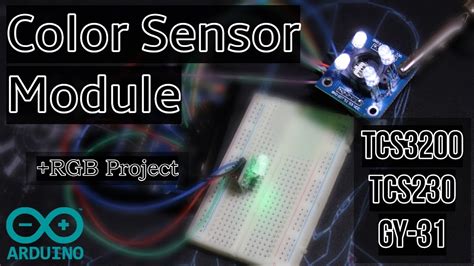 Arduino Color Sensor Module Tcs3200 Tcs230 Gy 31 Rgb Color