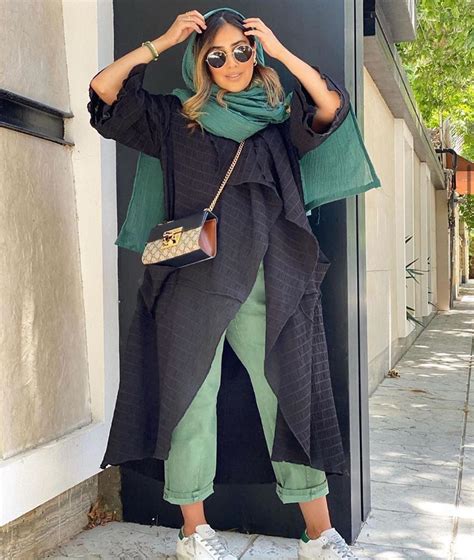 Iran Fashion Street Style On Instagram “💚💚” Kleidung Bekleidung Nähen Bekleidung